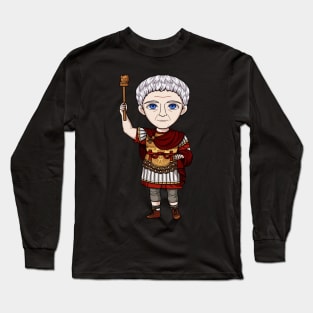 Claudius the Conqueror: A Majestic Design Celebrating the Military Triumphs of Rome's Emperor Long Sleeve T-Shirt